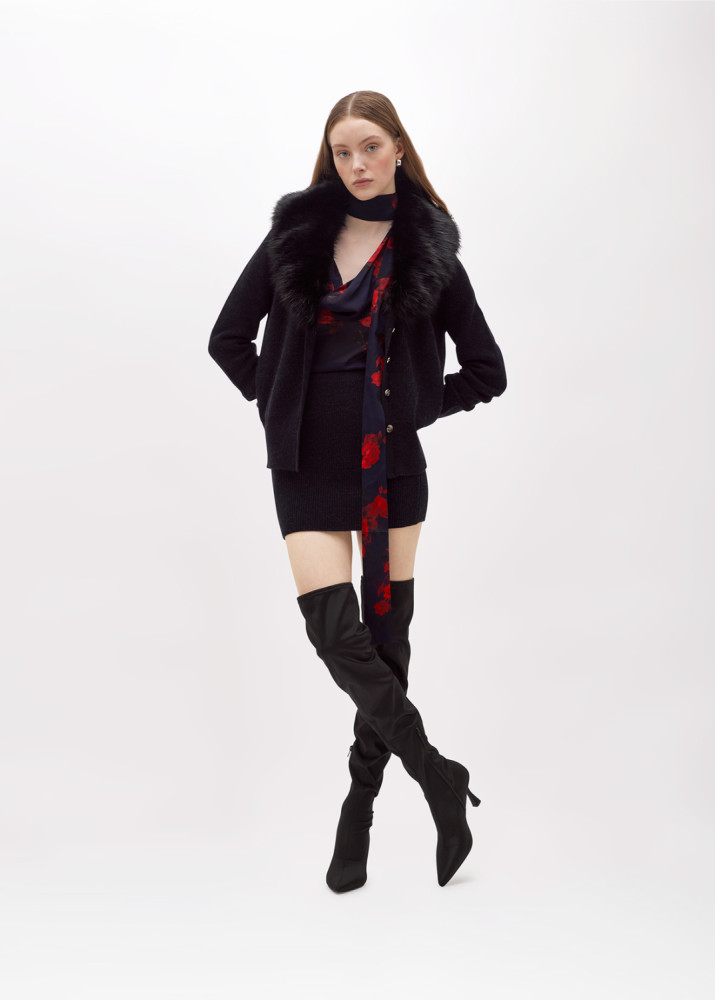 MINIGONNA IN MAGLIA DI LANA