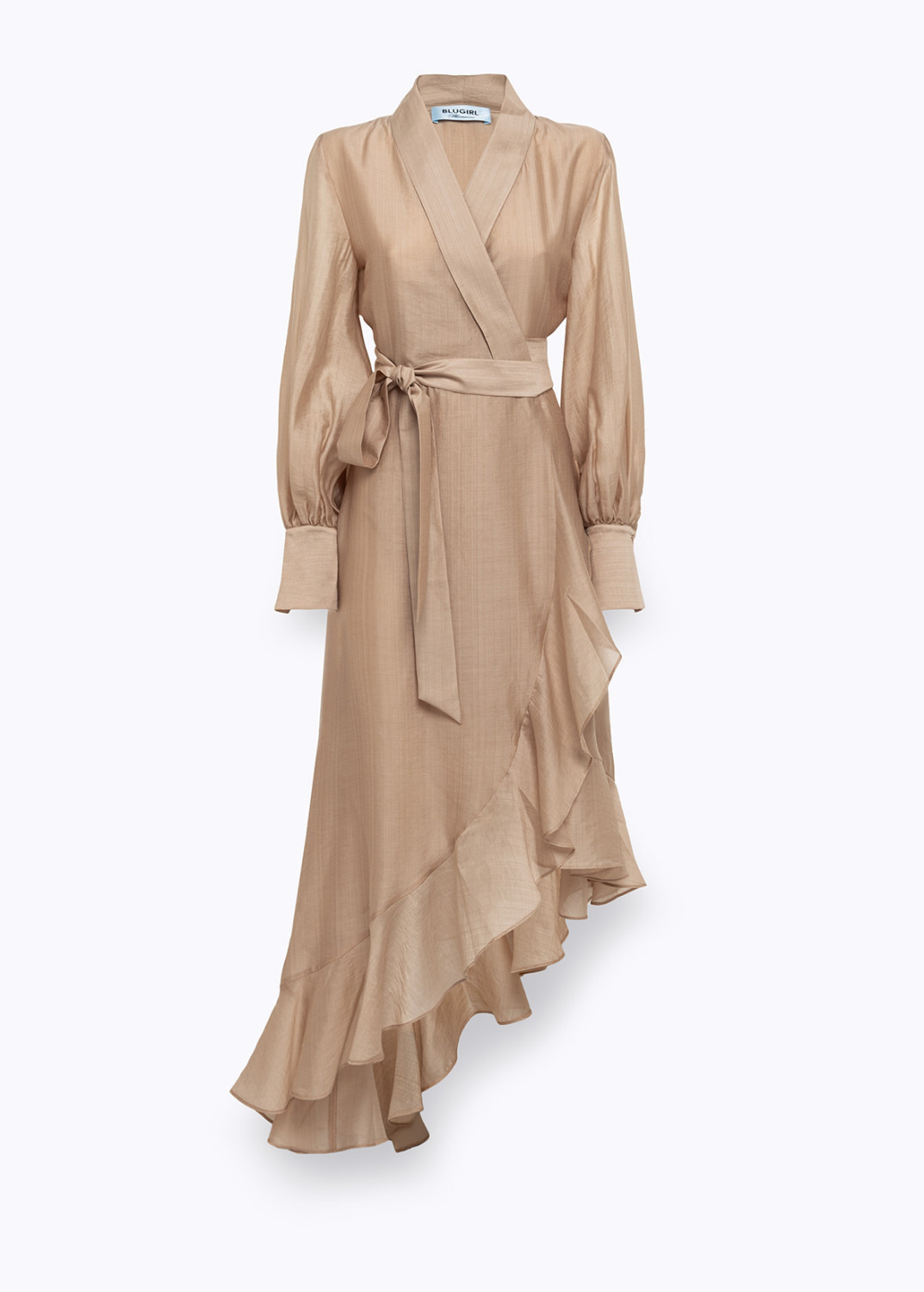 BLUGIRL: LYOCELL WRAP LONG DRESS
