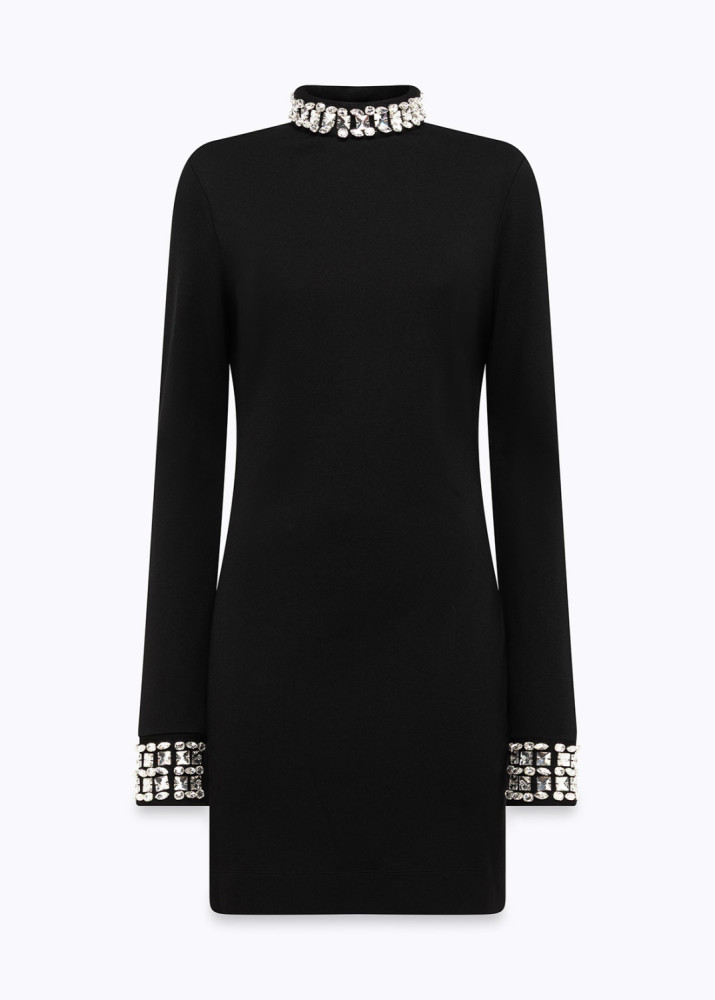 ABITO IN JERSEY CON RICAMO