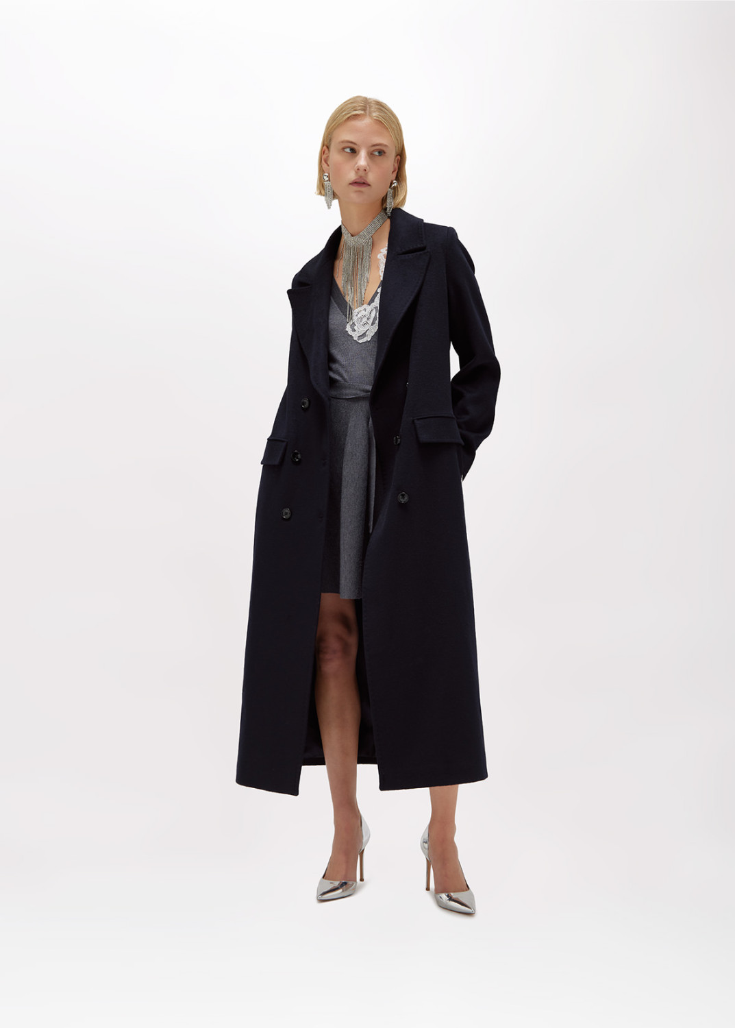 BLUGIRL: ABITO IN LANA E PIZZO