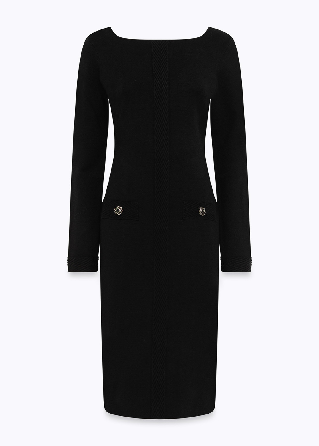 BLUGIRL: KNITTED DRESS WITH JEWEL BUTTONS