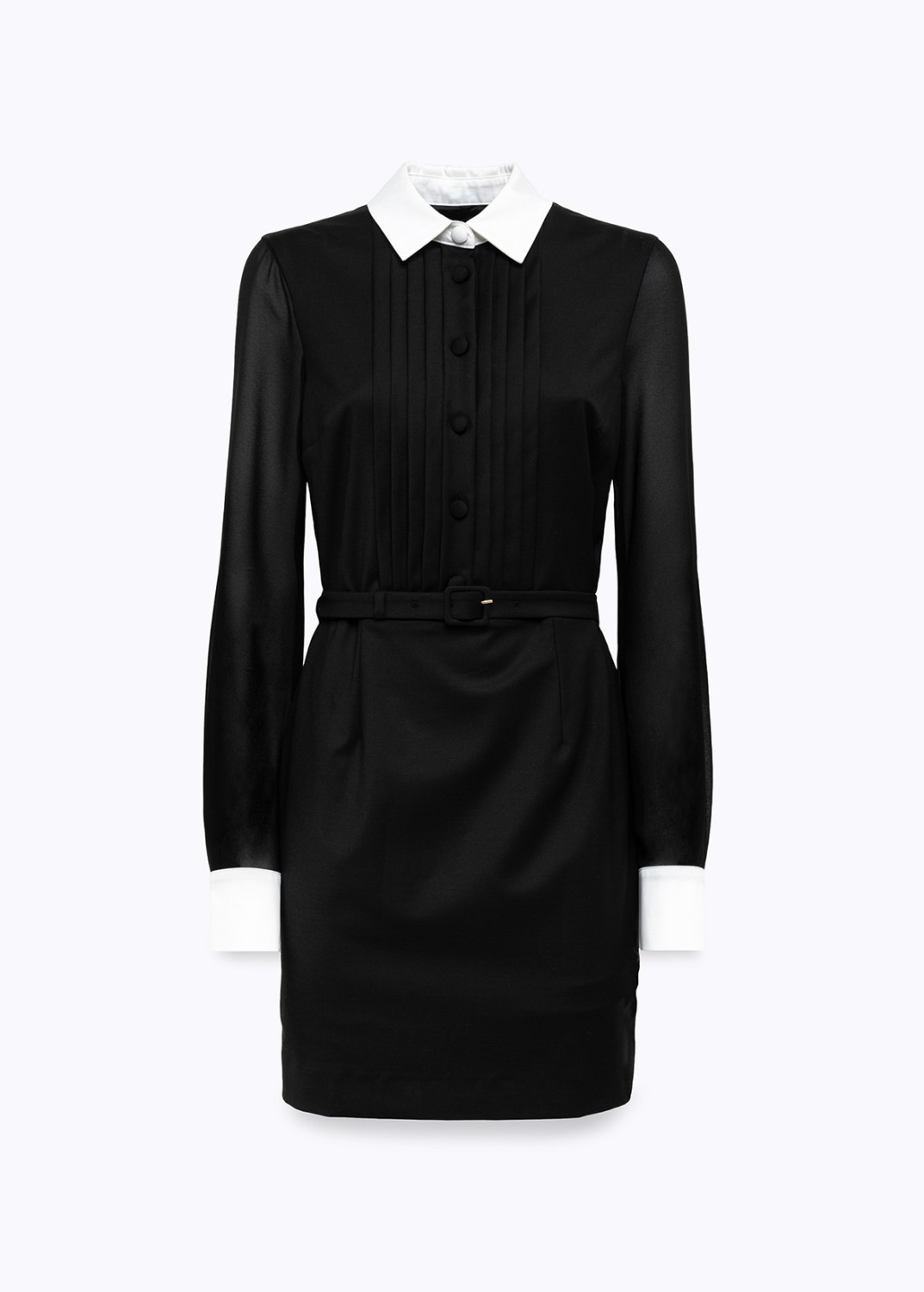 BLUGIRL: ABITO IN MISTO LANA E GEORGETTE