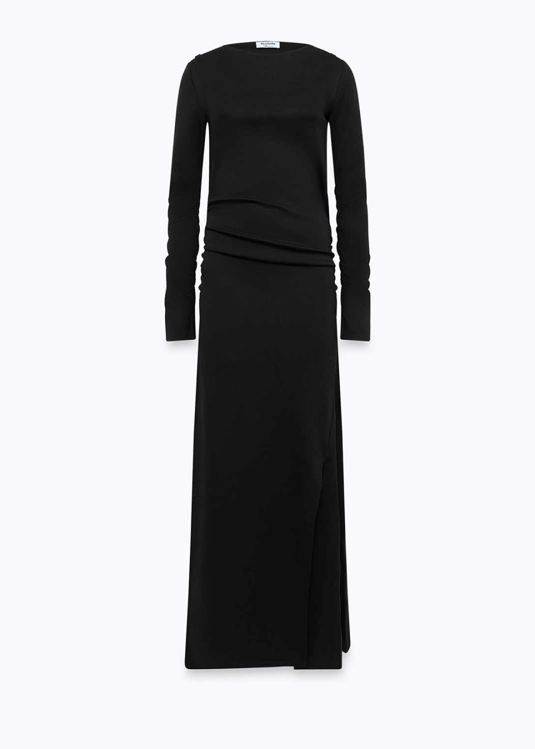 BLUGIRL: LONG JERSEY DRESS WITH GATHERING
