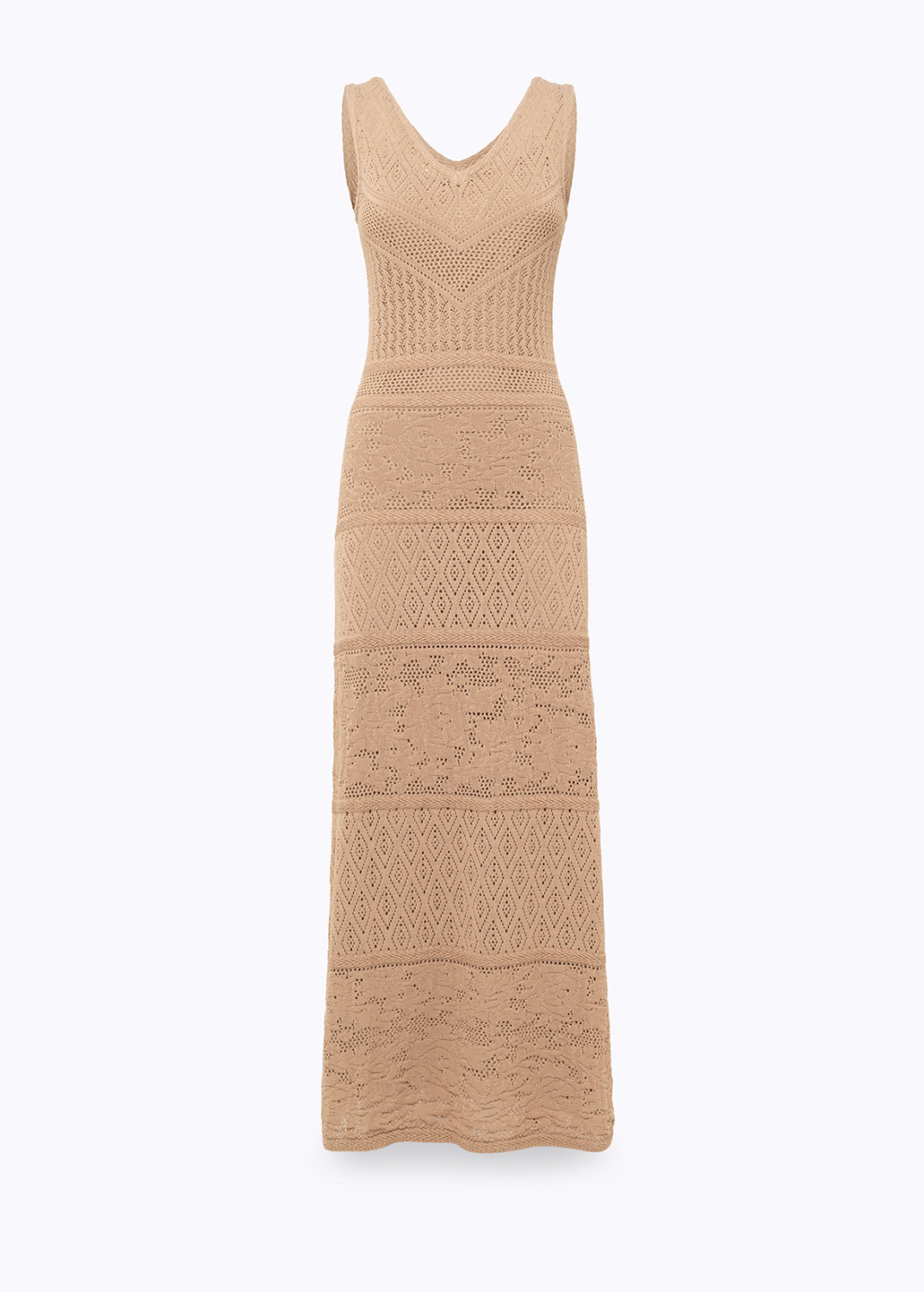 BLUGIRL: LONG COTTON-BLEND KNIT DRESS