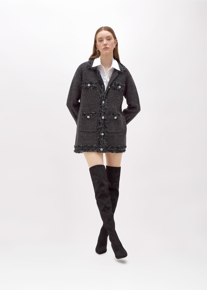 SHIRT WITH CRYSTAL PATCHES