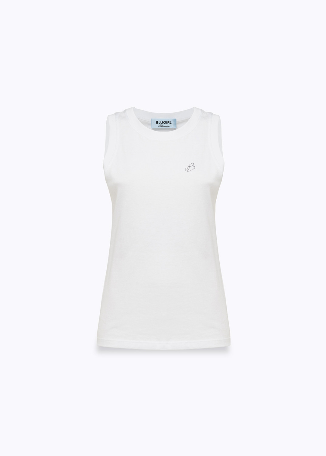 BLUGIRL: CANOTTA IN JERSEY CON LOGO