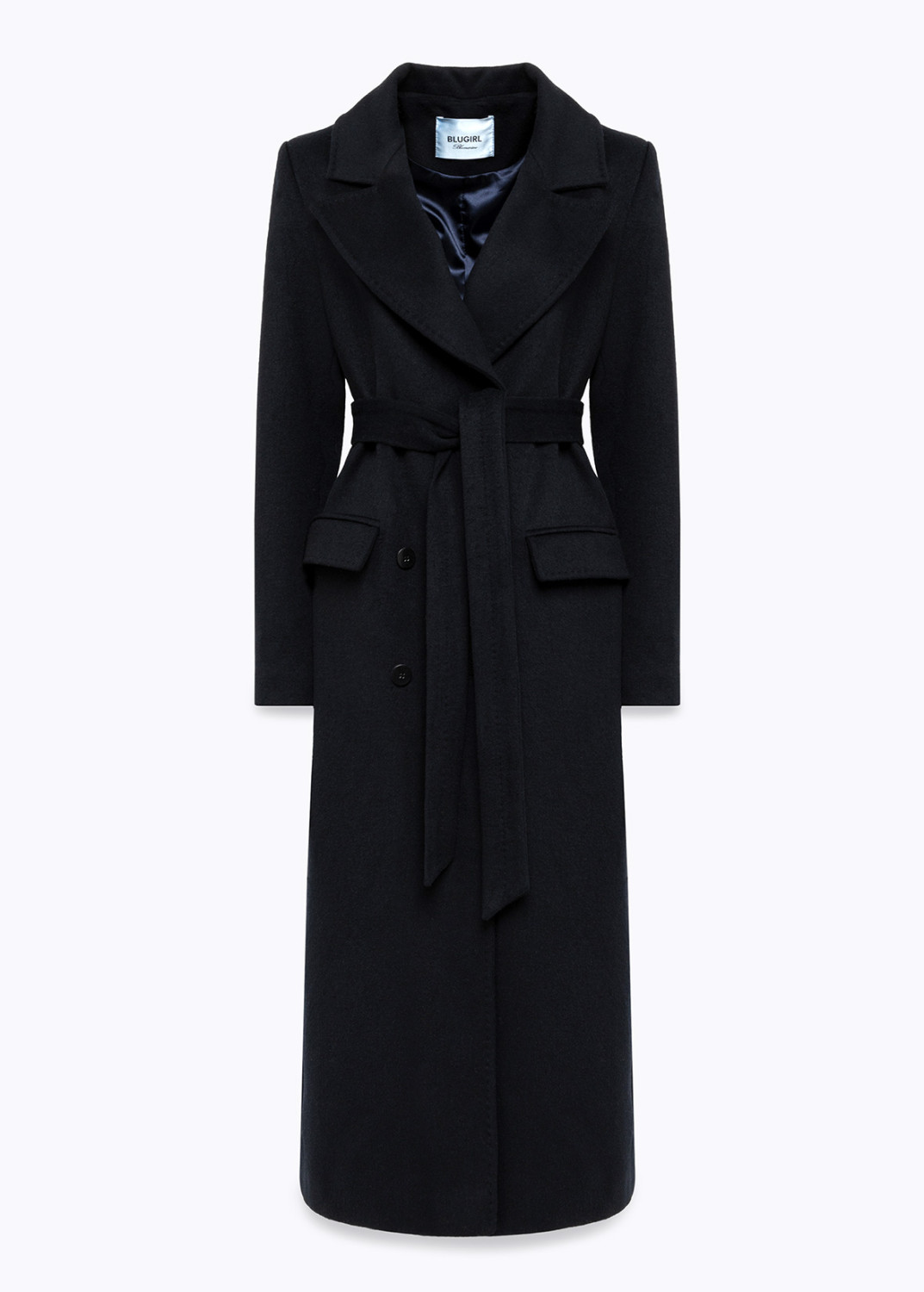 BLUGIRL: DOUBLE-BREASTED COAT IN WOOL