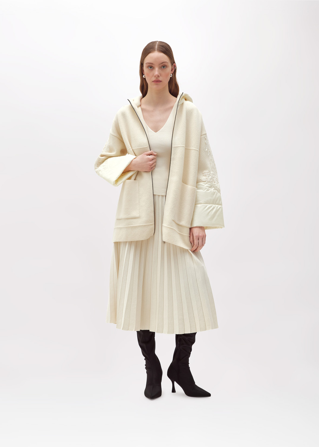 BLUGIRL: WOOL AND DUCHESS COAT