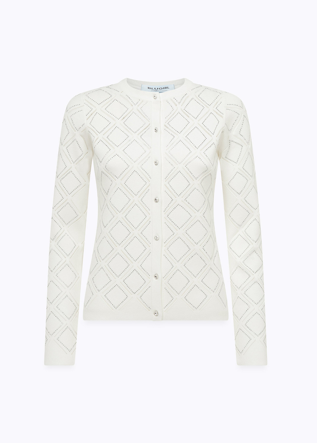 BLUGIRL: CARDIGAN AND TOP WITH RHINESTONES