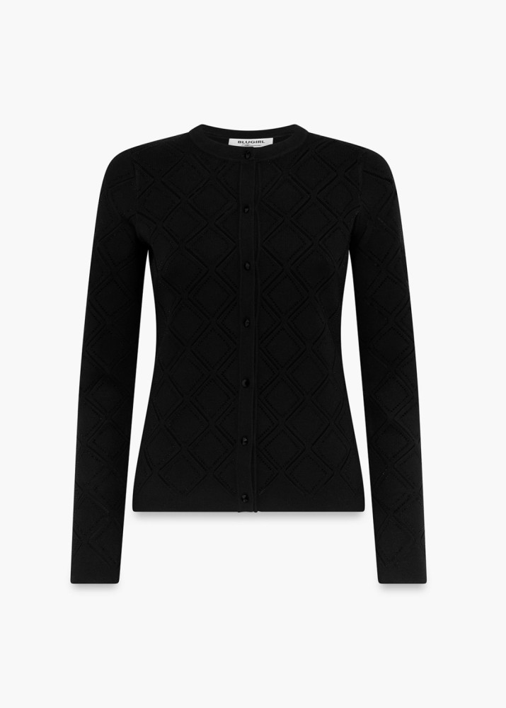 CARDIGAN AND TOP WITH RHINESTONES