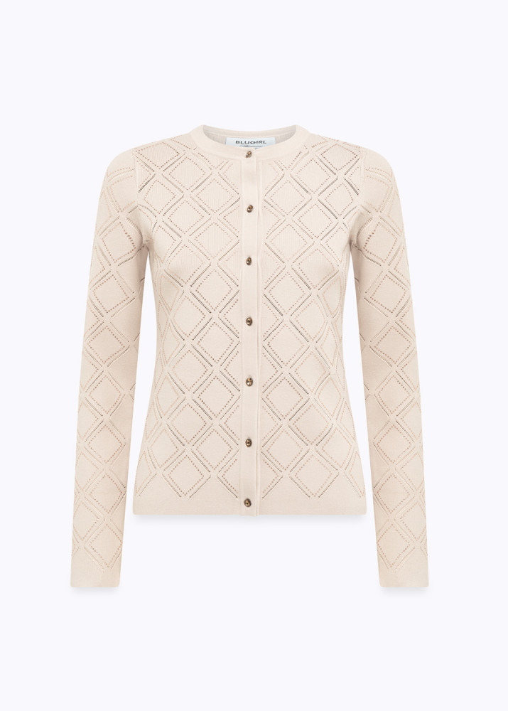 CARDIGAN AND TOP WITH RHINESTONES