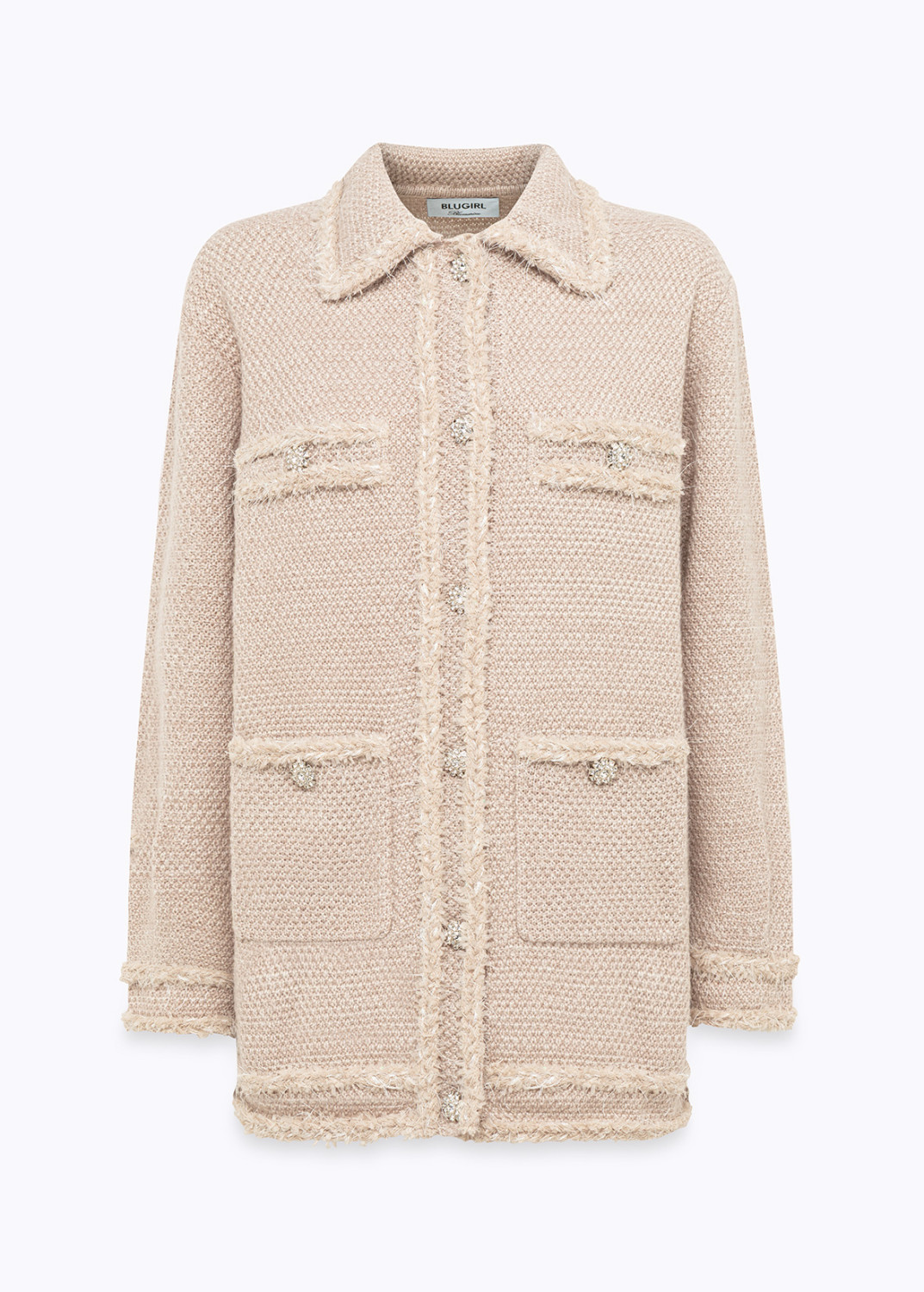 BLUGIRL: Mouliné Knit Jacket