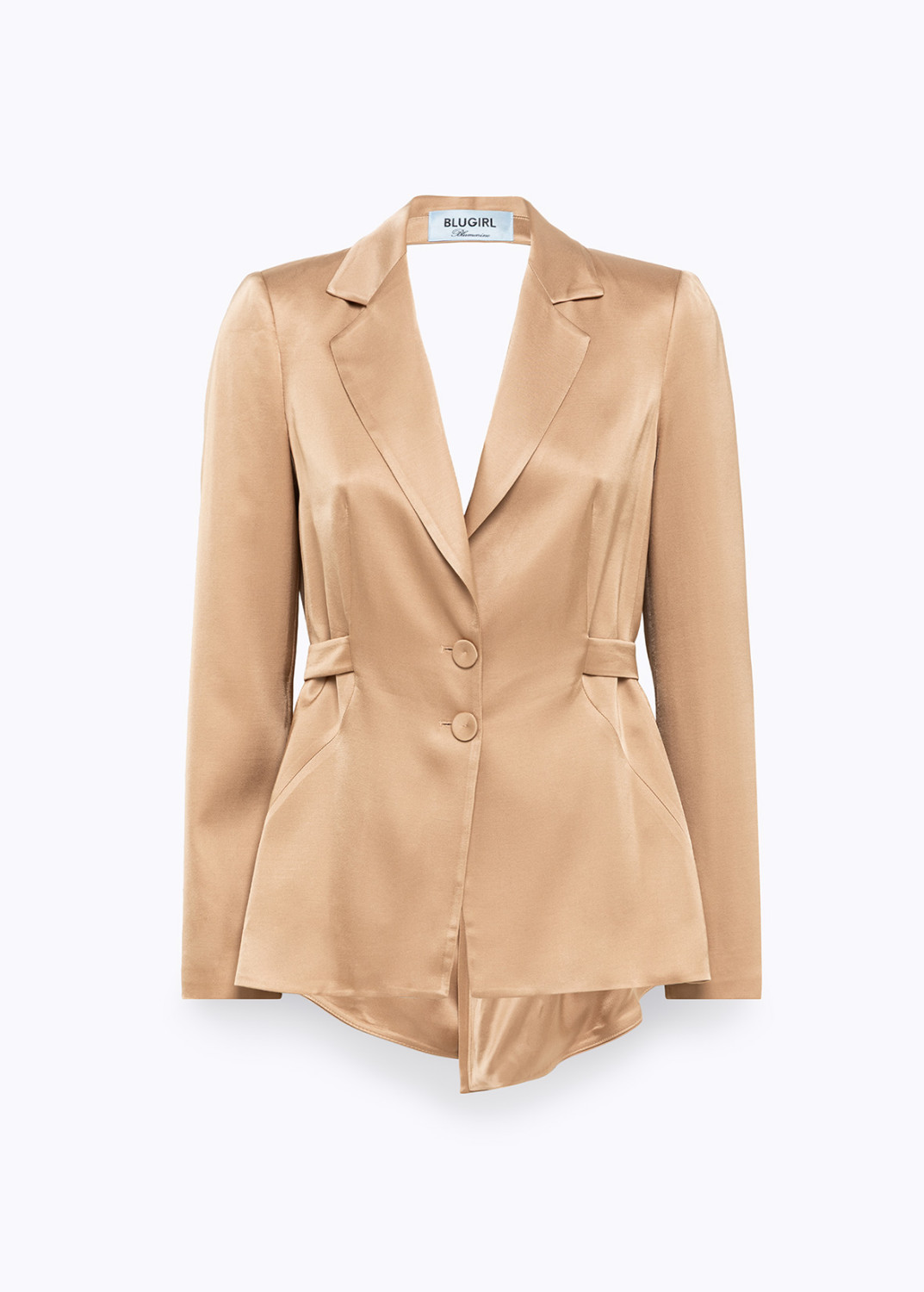BLUGIRL: SATIN BLAZER WITH CUT-OUT
