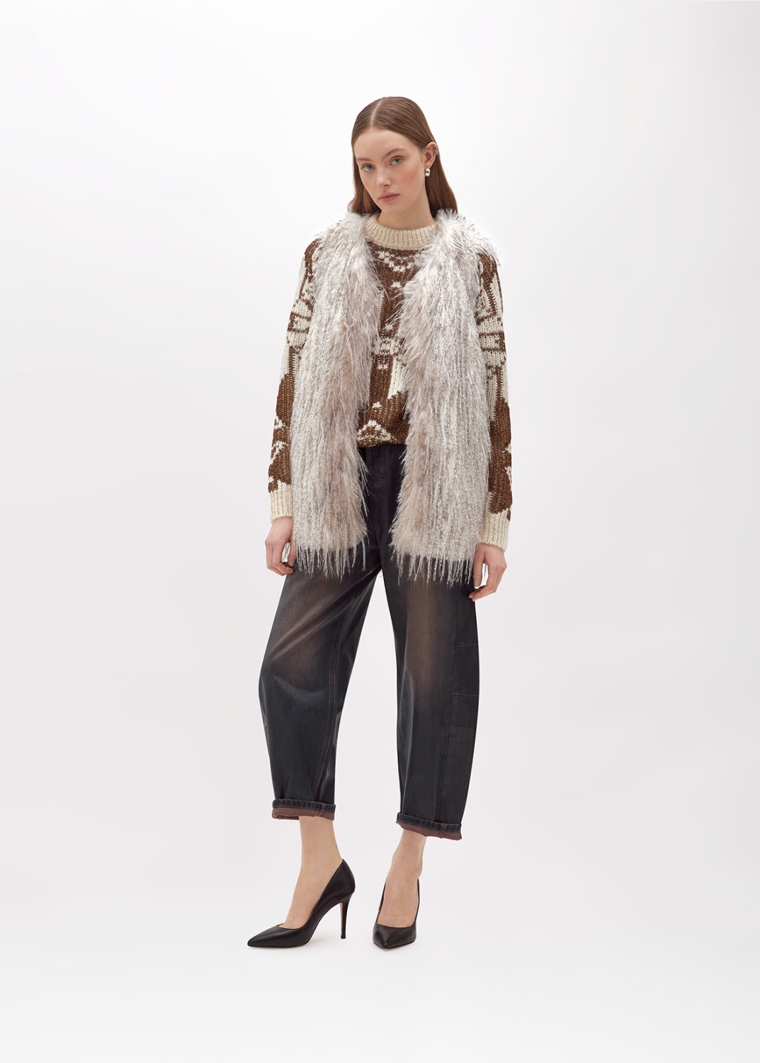BLUGIRL: FAUX FUR VEST