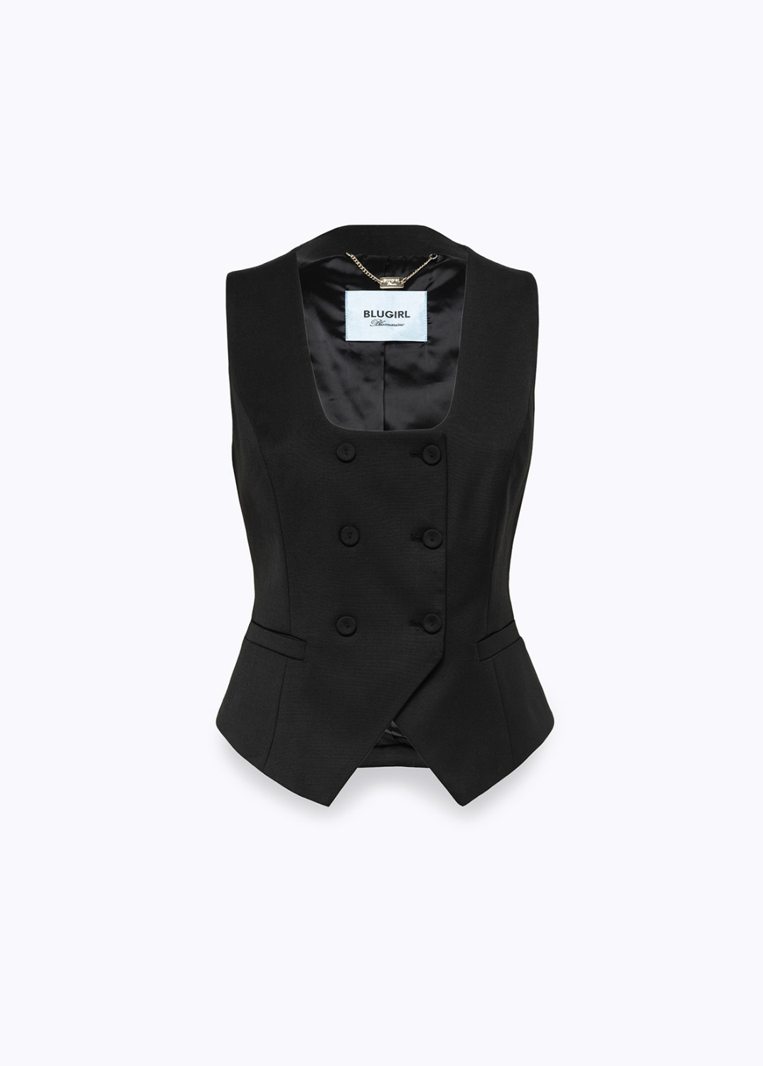 BLUGIRL: GILET IN FRESCO DI LANA