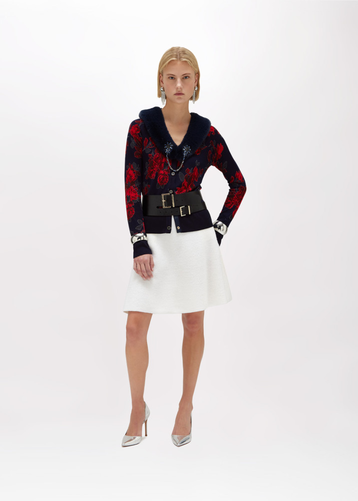 GONNA IN MAGLIA JACQUARD