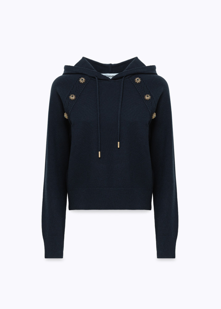 Jewel Button Sweater