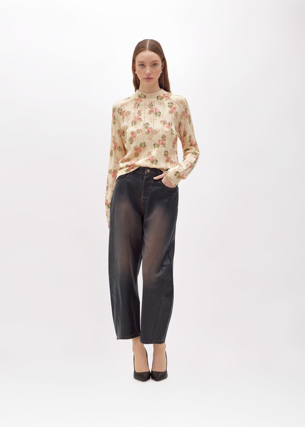 BLUGIRL: FLORAL PRINT T-SHIRT