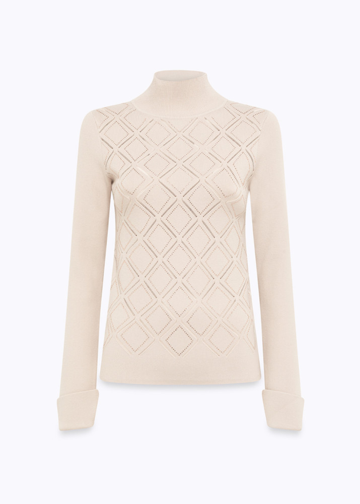 Fitted Top with Rhinestones