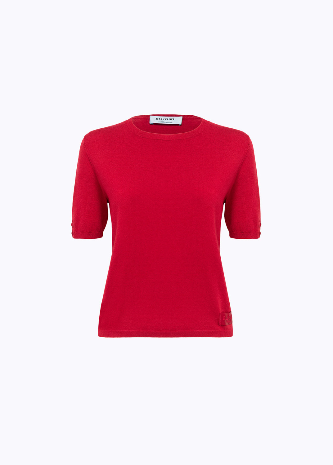 BLUGIRL: FITTED SWEATER IN VISCOSE BLEND