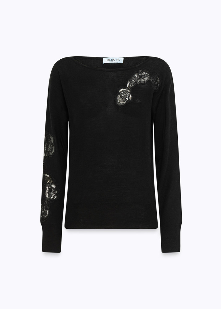 Wool and Lace Sweater