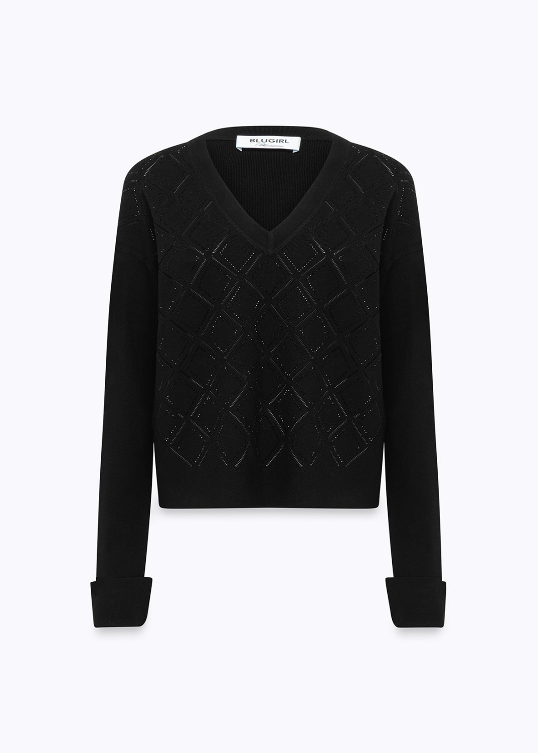 BLUGIRL: VISCOSE SWEATER WITH STRASS