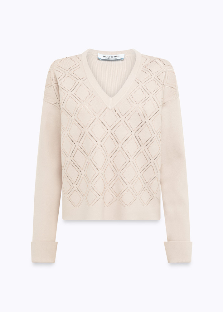 VISCOSE SHIRT WITH RHINESTONES