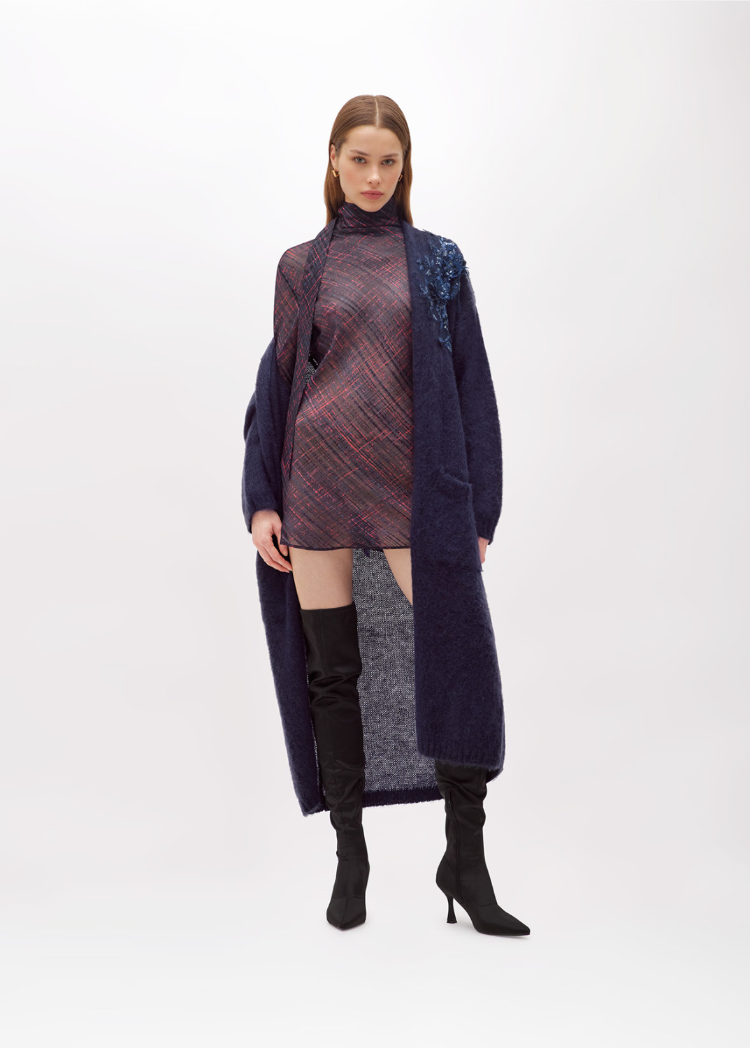 BLUGIRL: MAXI MOHAIR CARDIGAN