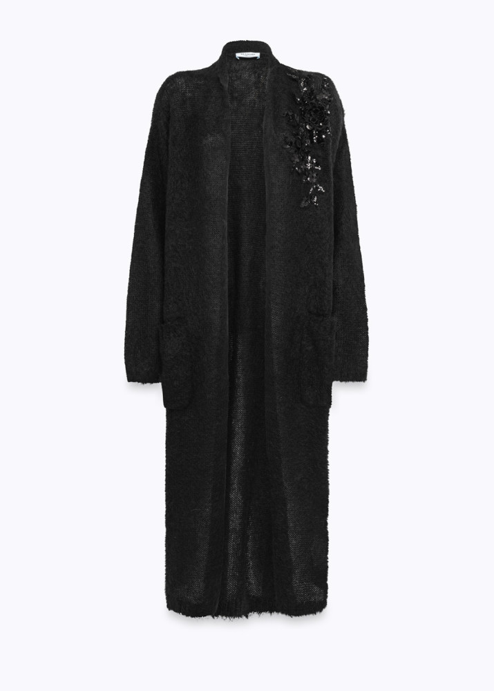 MOHAIR MAXI CARDIGAN