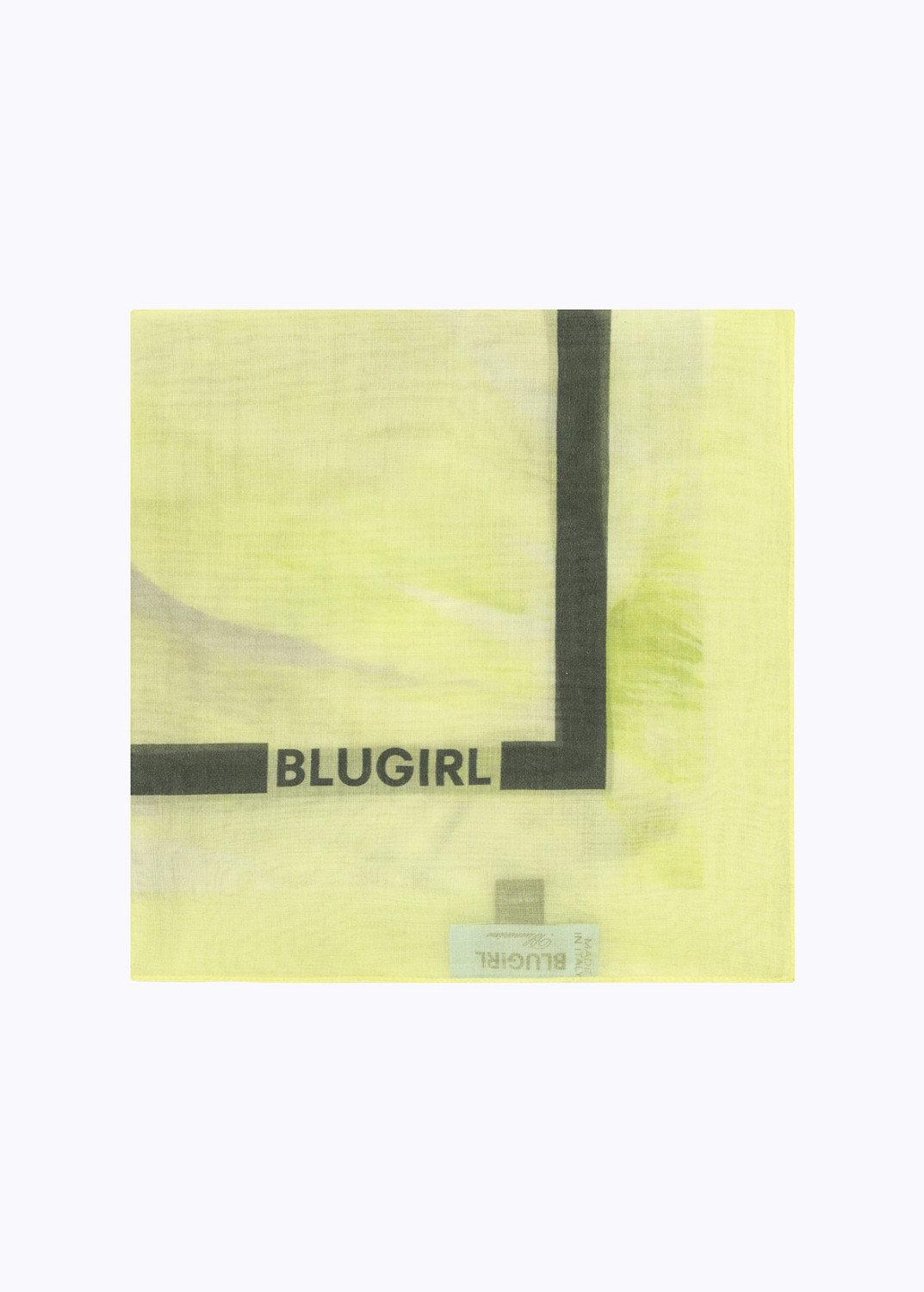 BLUGIRL: MAXI SCARF WITH ROSE PRINT