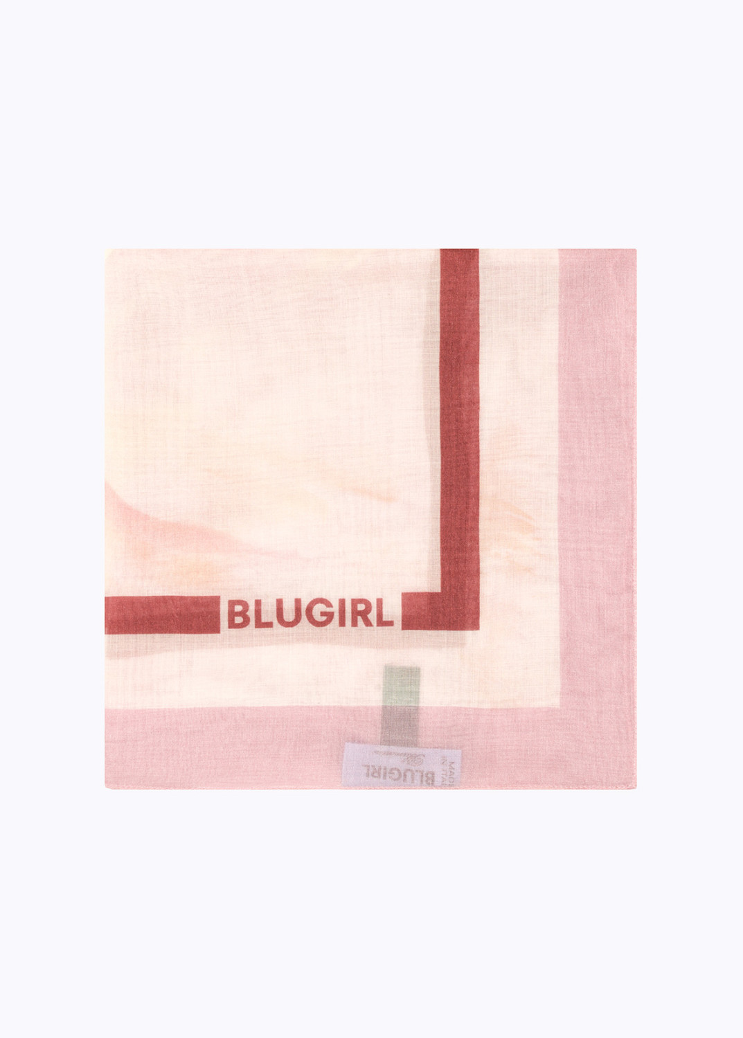 BLUGIRL: MAXI SCARF WITH ROSE PRINT