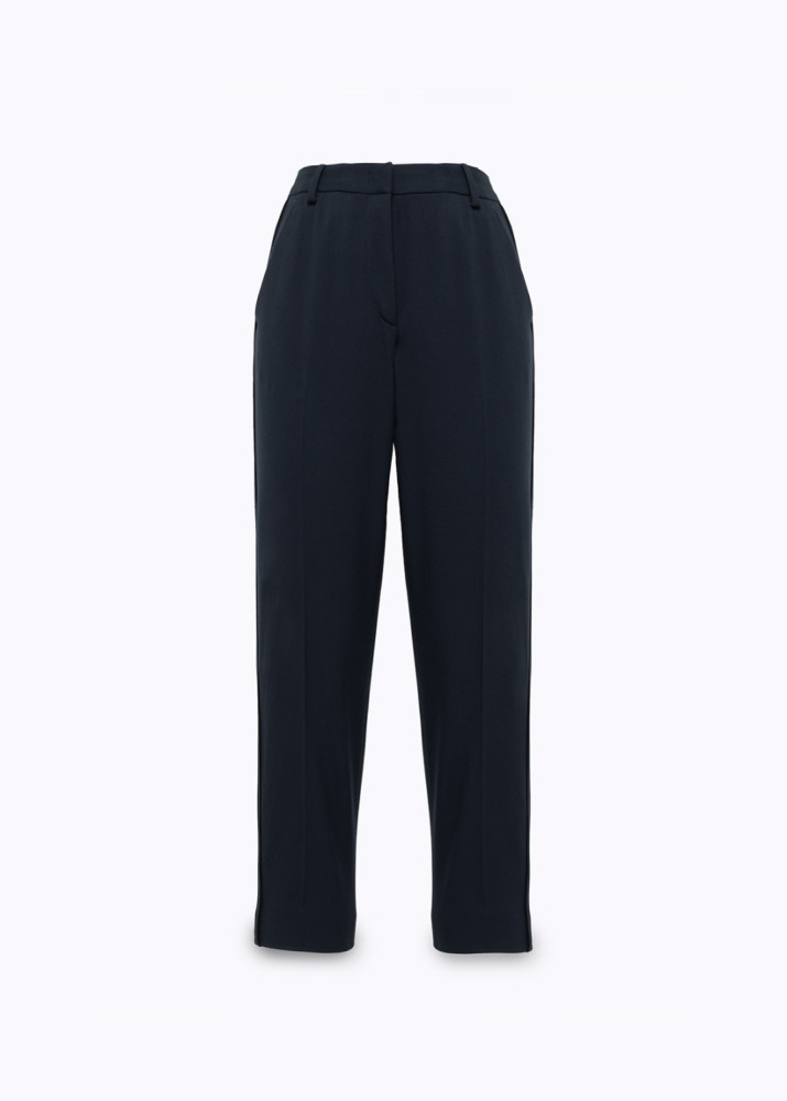 PANTALONI A SIGARETTA IN FLANELLA