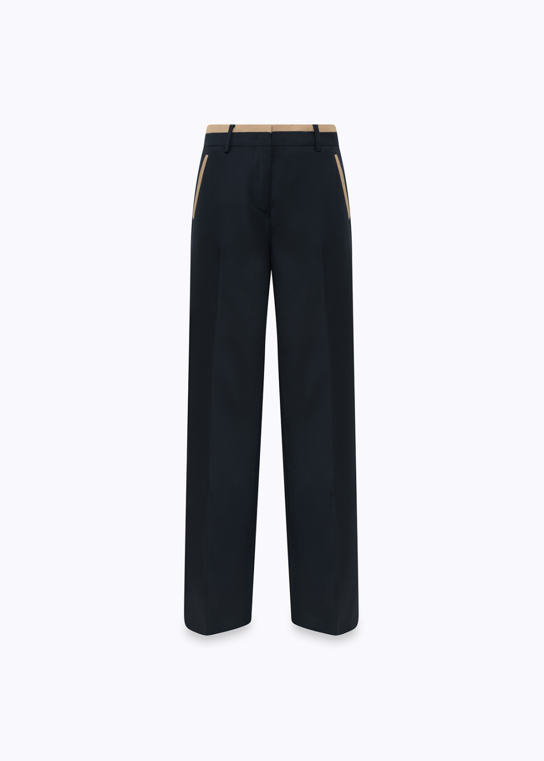 BLUGIRL: PANTALONI DRITTI IN FRESCO DI LANA