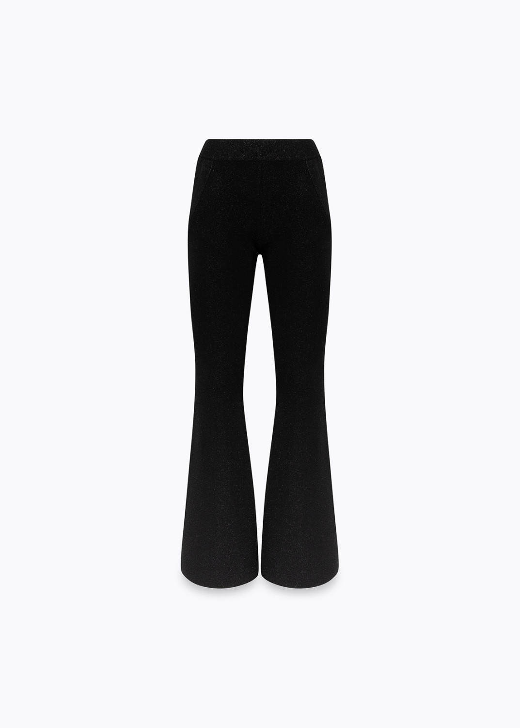 BLUGIRL: Lurex Knit Flare Pants