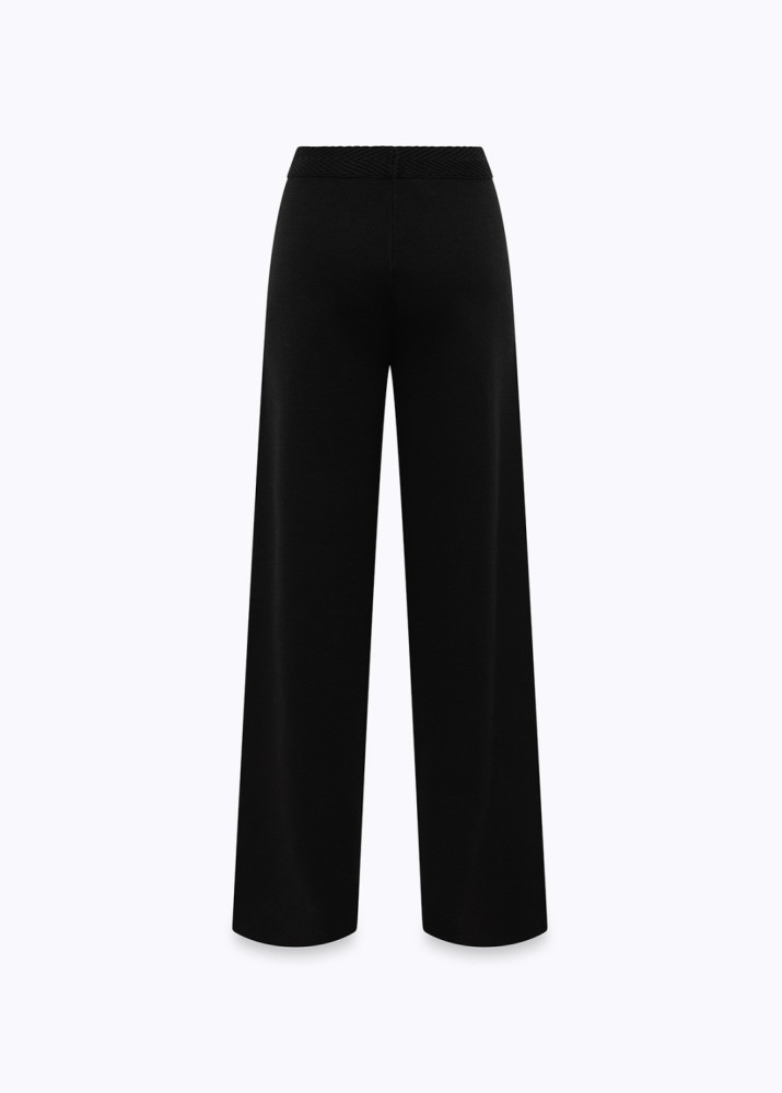 KNITTED PANTS WITH JEWEL BUTTONS