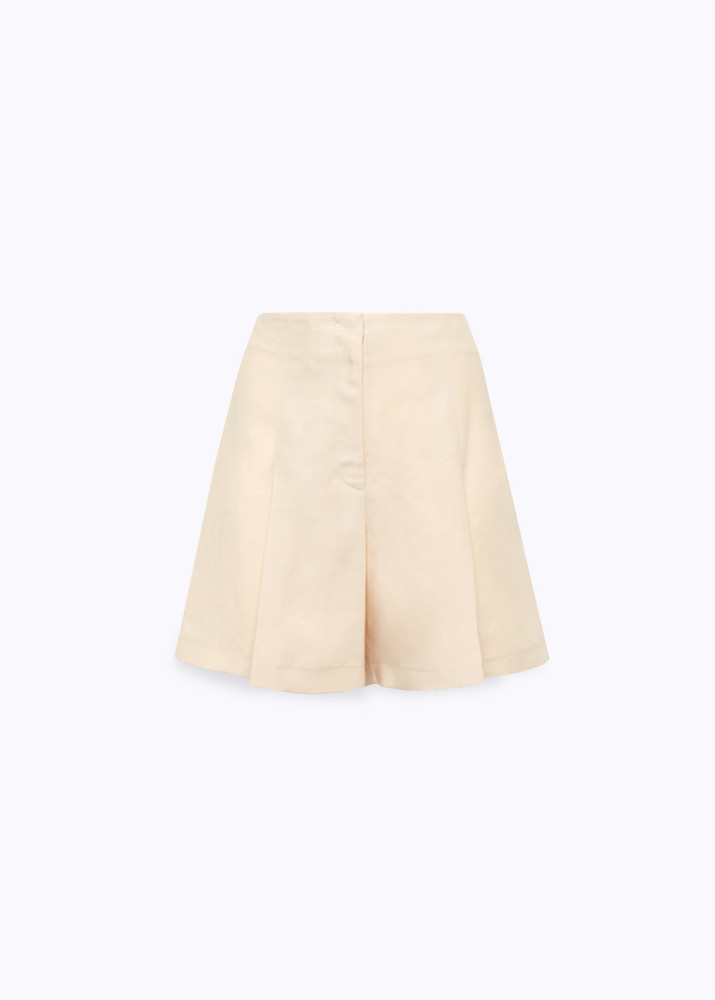LINEN-BLEND SHORTS