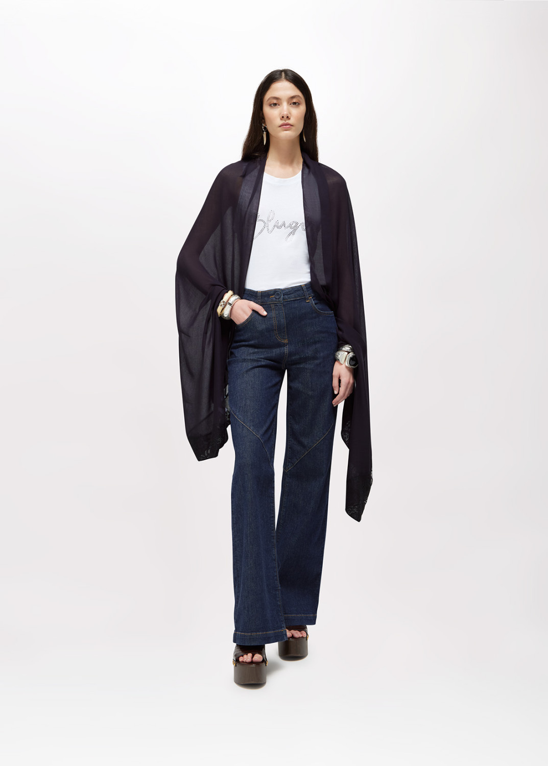 BLUGIRL: MODAL AND LACE STOLE