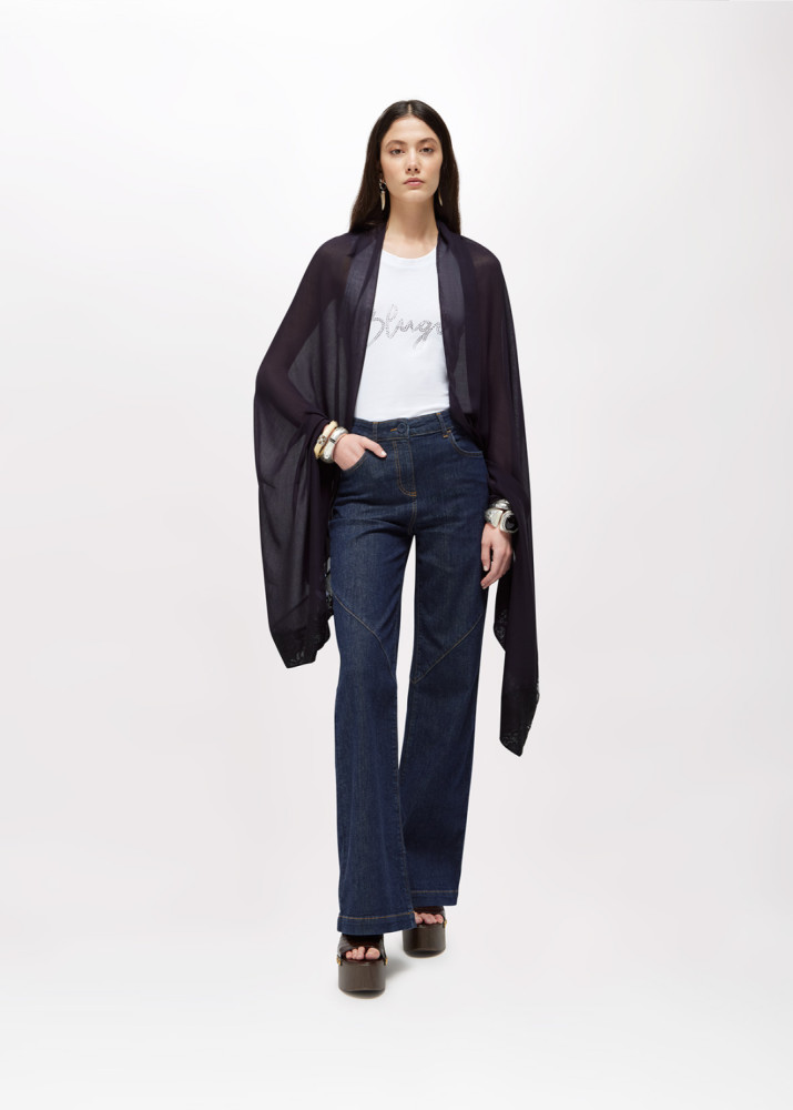 MODAL AND LACE STOLE