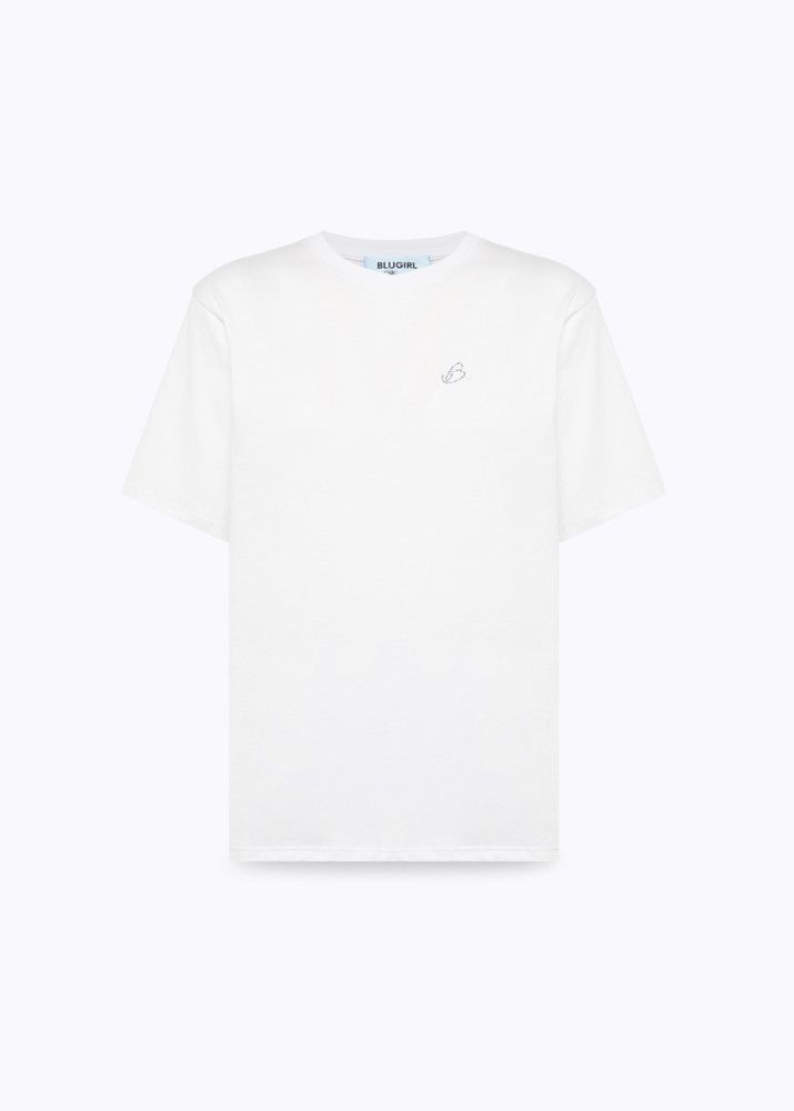 T-SHIRT REGULAR IN JERSEY CON LOGO