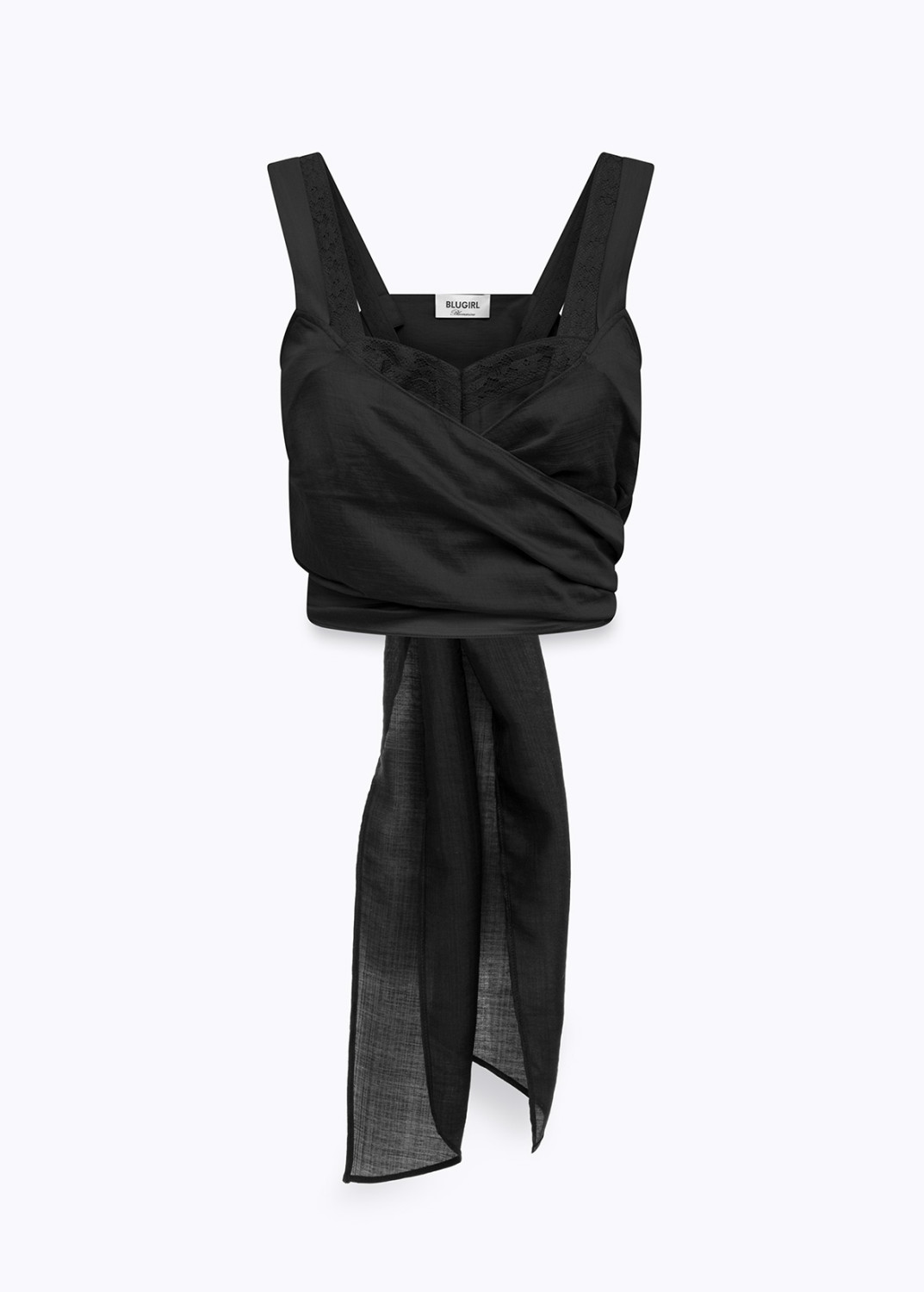 BLUGIRL: LYOCELL AND LACE TOP