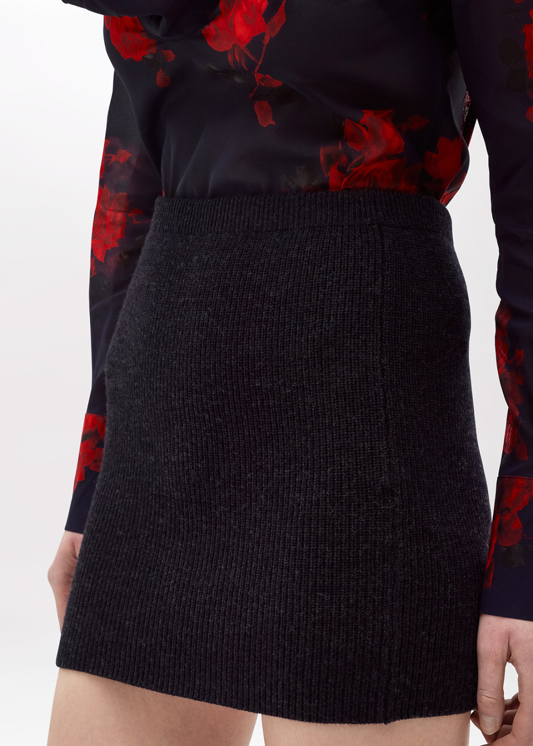 BLUGIRL: Wool Knit Mini Skirt