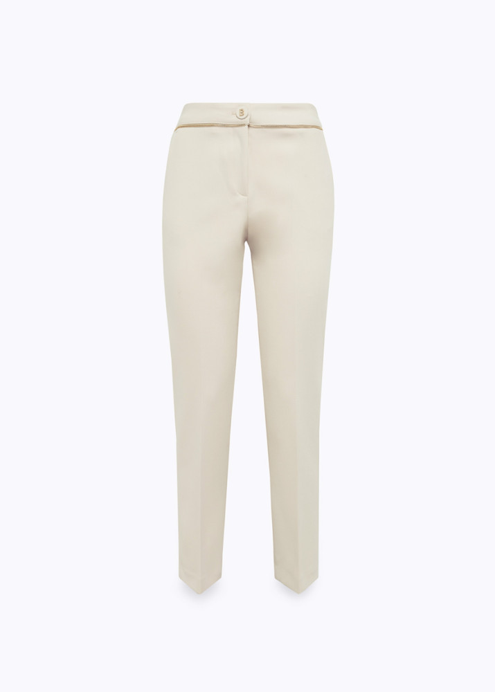 PANTALONI A SIGARETTA IN CADY