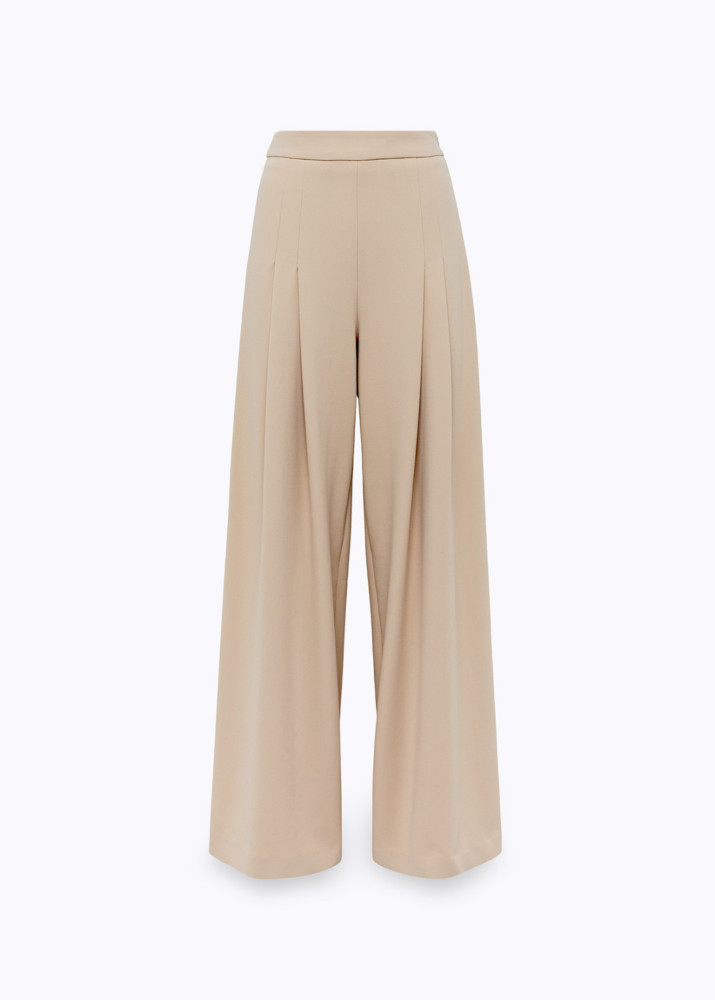 PANTALONI AMPI IN CADY