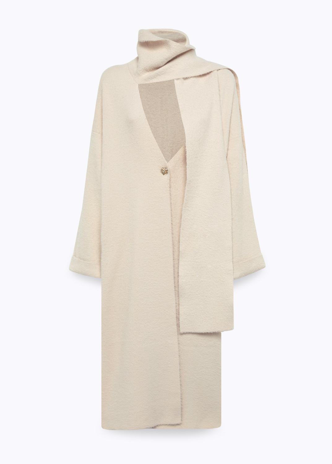 BLUGIRL: OVER CARDIGAN IN FUR EFFECT YARN