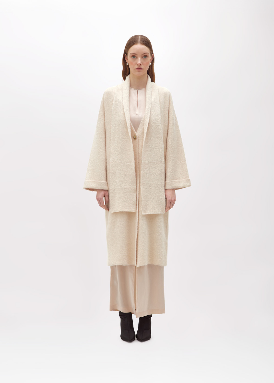 BLUGIRL: OVER CARDIGAN IN FUR EFFECT YARN