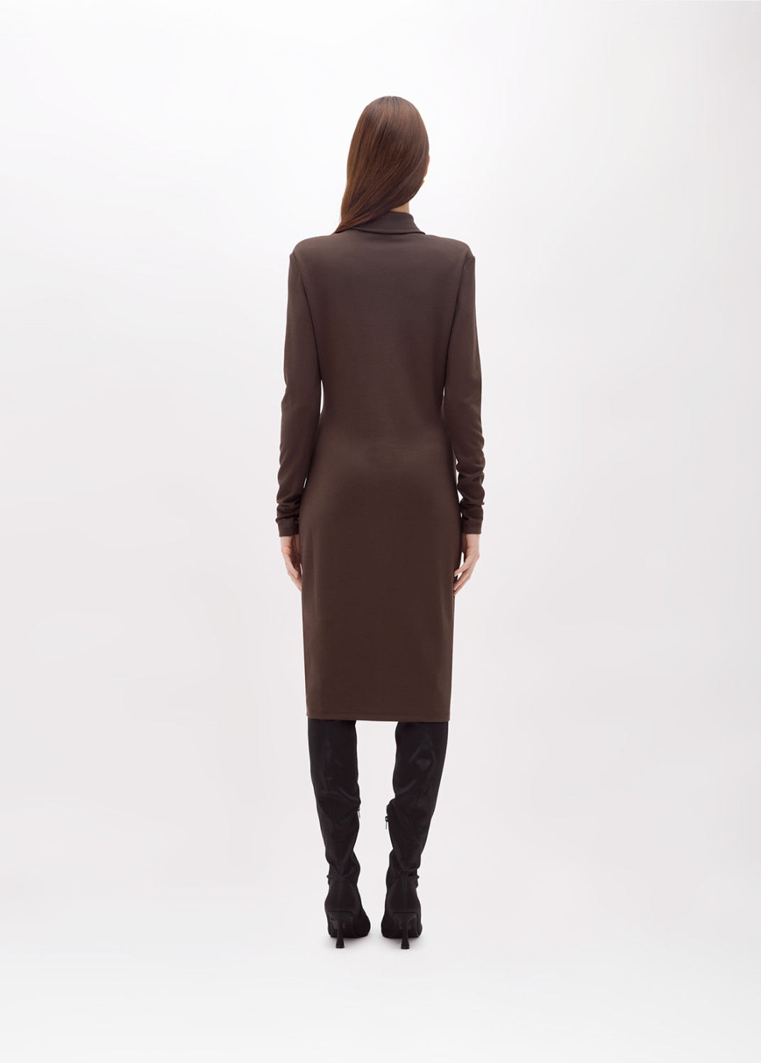 BLUGIRL: JERSEY SHIRT DRESS WITH GATHERING