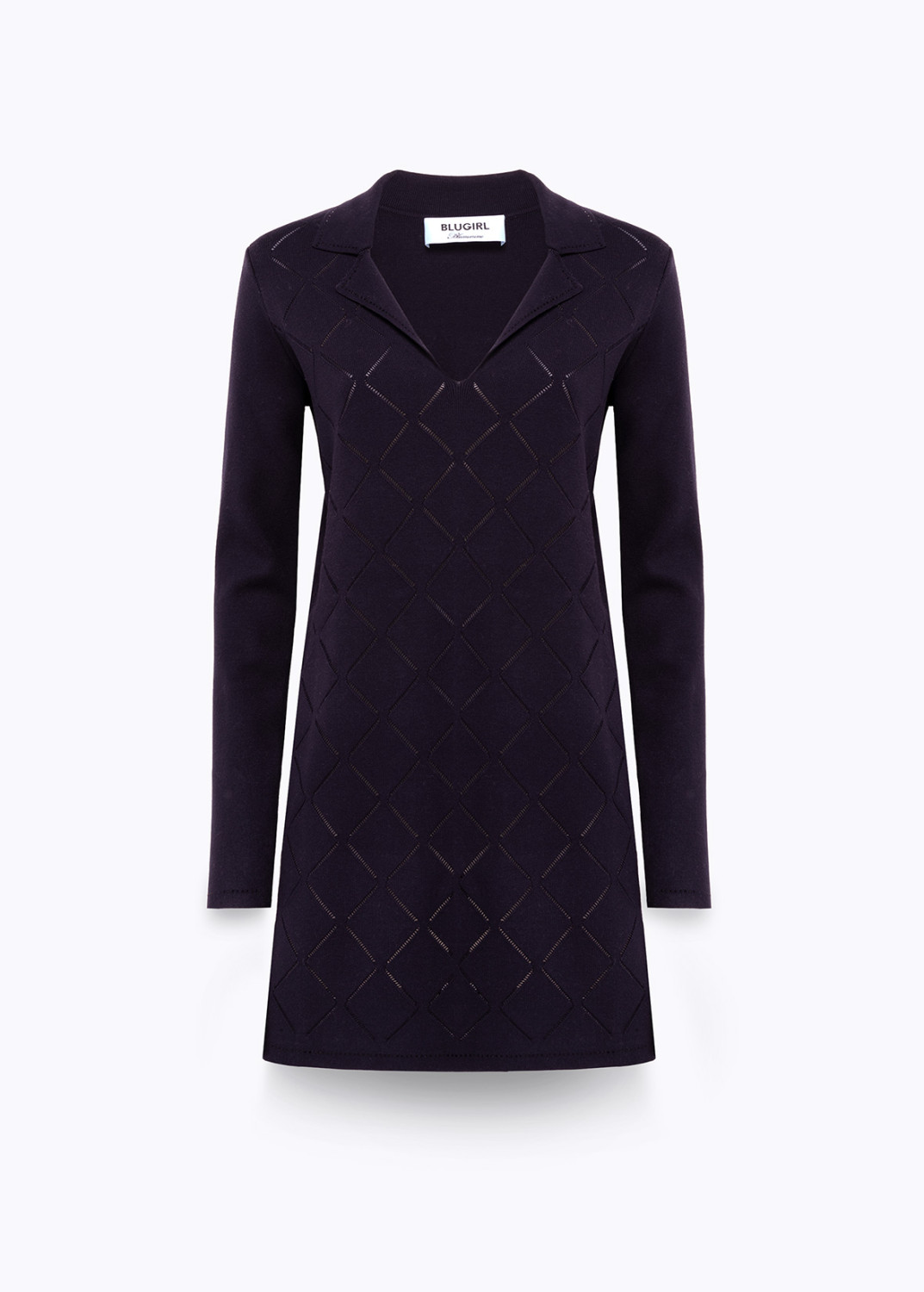 BLUGIRL: FITTED DRESS WITH RHINESTONES