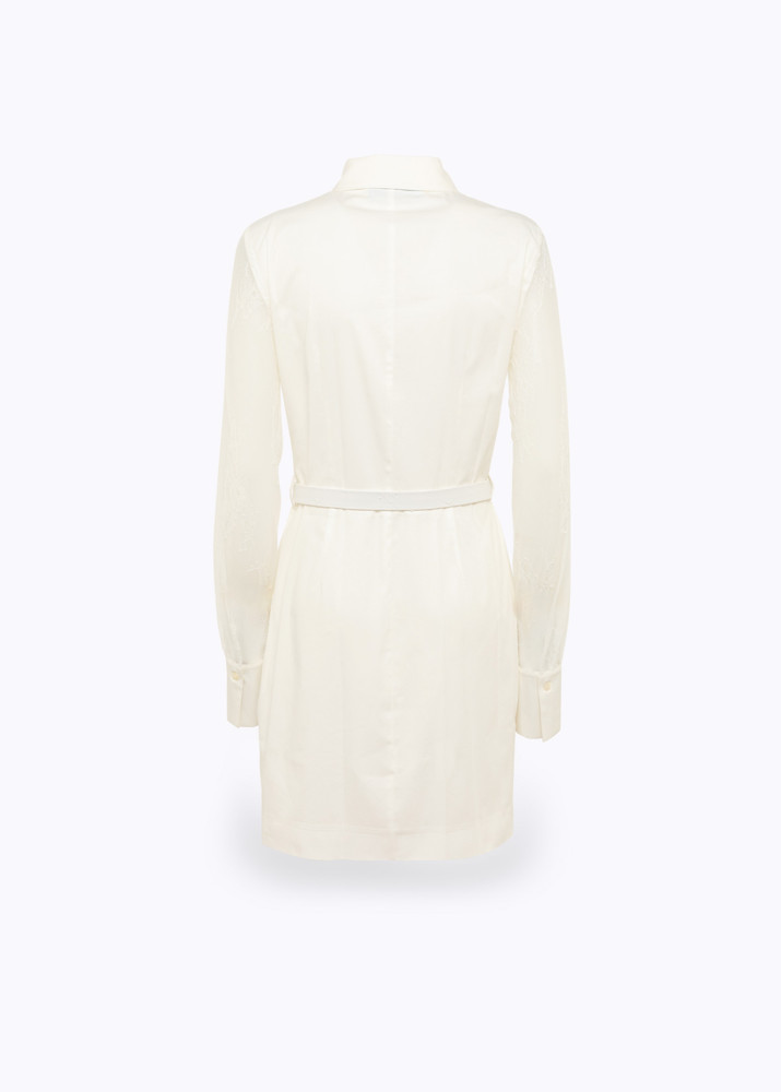 ABITO IN COTONE E PIZZO