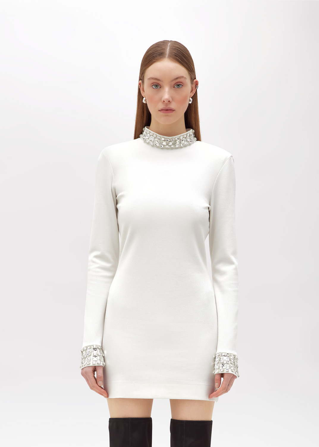 BLUGIRL: JERSEY DRESS WITH EMBROIDERY