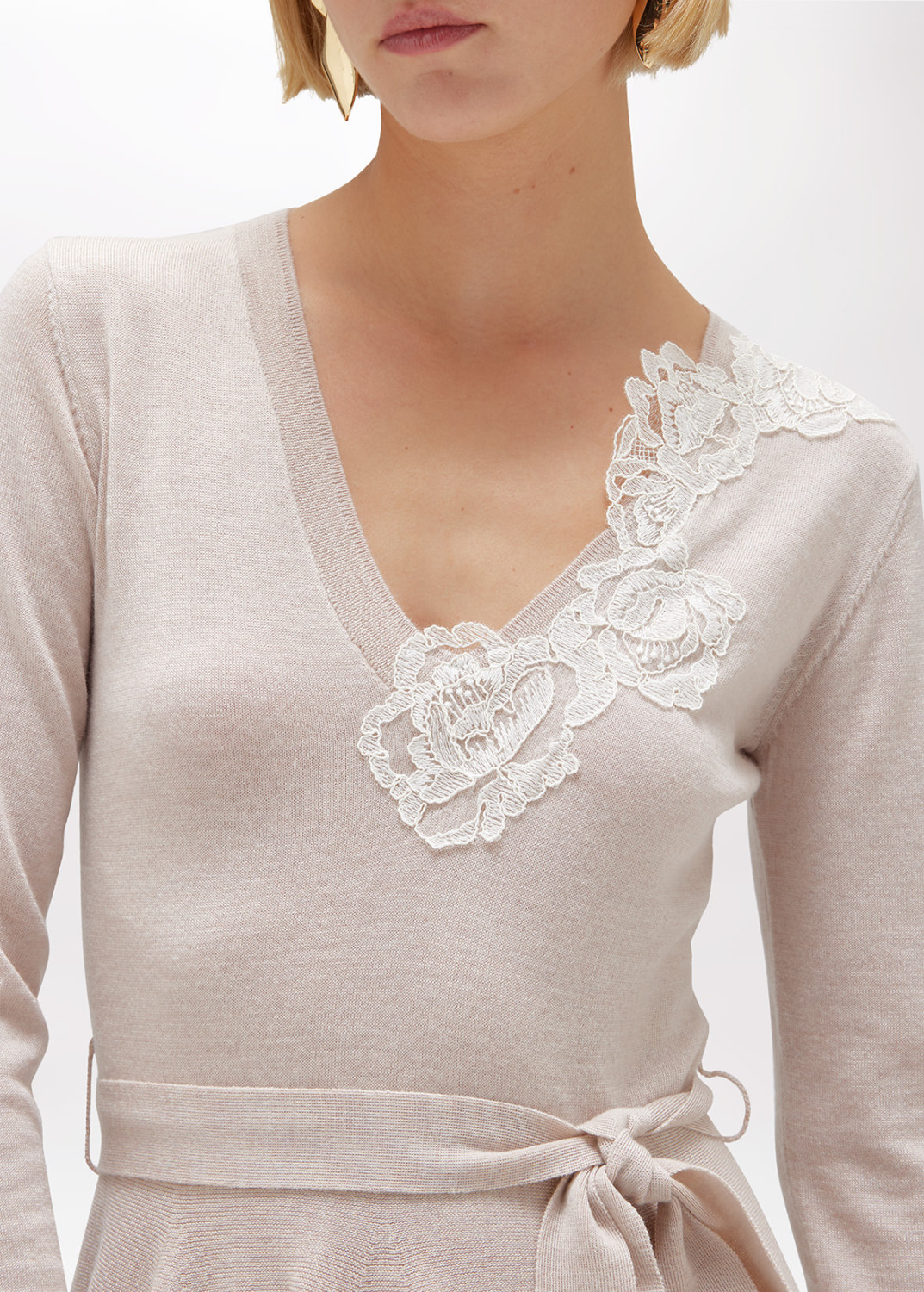 BLUGIRL: Wool and Lace Dress